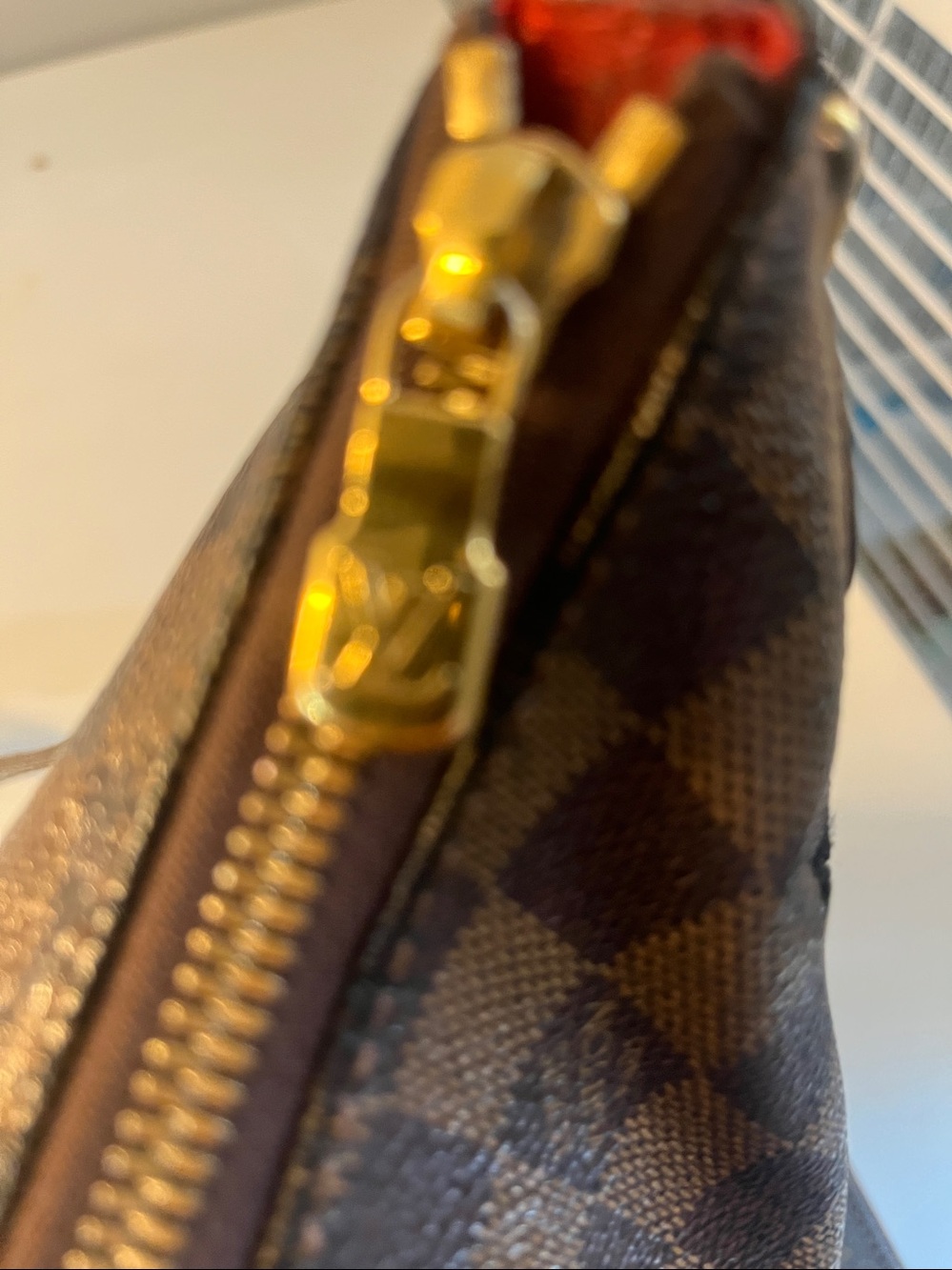 Louis Vuitton Damier Bloomsbury with callouts & receipt - Picture 11 of 13